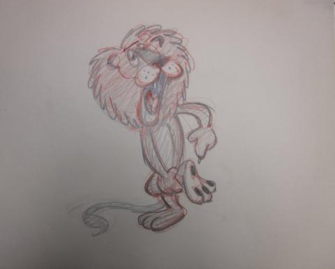 Lippy the Lion Design Sketch - ID:01lip04 Hanna Barbera