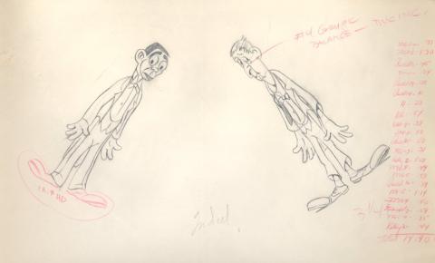 The Autograph Hound Production Drawing - ID:0302aut04 Walt Disney