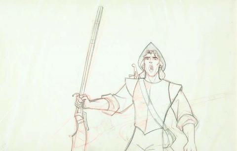 Pocahontas Production Drawing - ID:WDD303poca4 Walt Disney