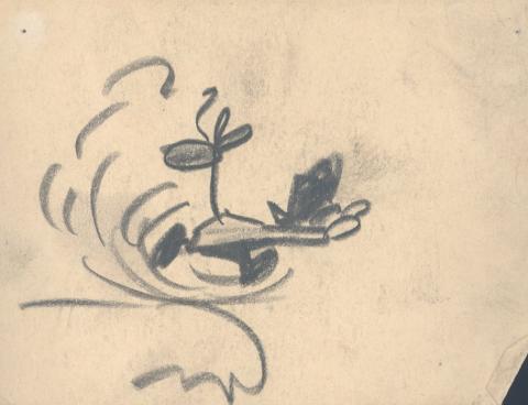 Ben and Me Storyboard Panel - ID:06ben14 Walt Disney