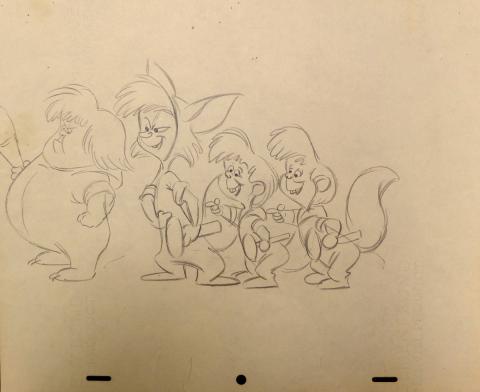 Peter Pan Production Drawing - ID:dispeter18 Walt Disney