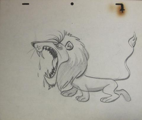 Lippy the Lion Design Sketch - ID:lippy1323 Hanna Barbera