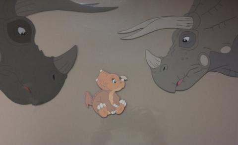 The Land Before Time Production Cel - ID:mar15land034 Don Bluth