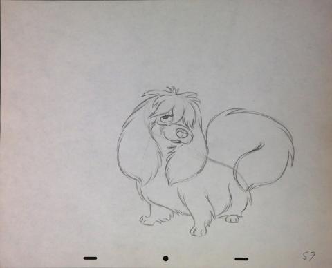 Lady and the Tramp Production Drawing - ID:marladytramp2717 Walt Disney