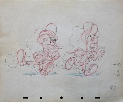 Nifty Nineties Production Drawing - ID:marnifty3567 Walt Disney