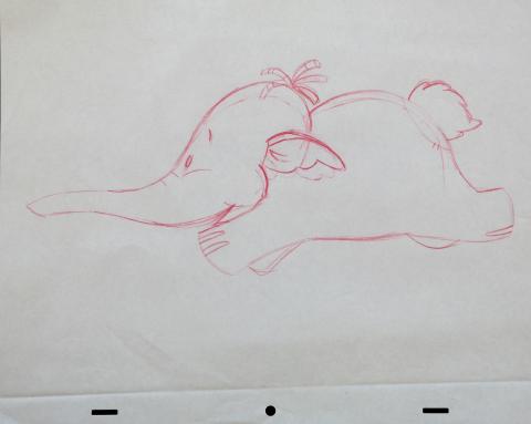Pooh's Heffalump Movie Production Drawing - ID:marpooh3594 Walt Disney