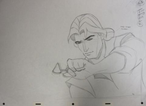 Pocahontas Production Drawing - ID:poca1149 Walt Disney