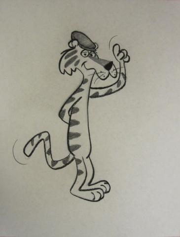 Toing Tiger Design Sketch - ID:toing1348 Hanna Barbera