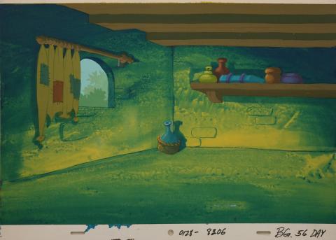 Smurfs Production Background - ID: aprsmurfs7567 Hanna Barbera