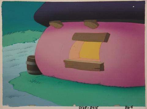 Smurfs Production Background - ID: aprsmurfs7577 Hanna Barbera