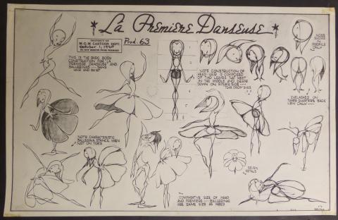Dance of the Weed Model Sheet - ID: augmgm082 MGM