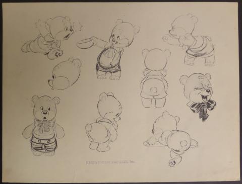 Goldilocks and the Three Bears Model Sheet - ID: augmgm085 MGM