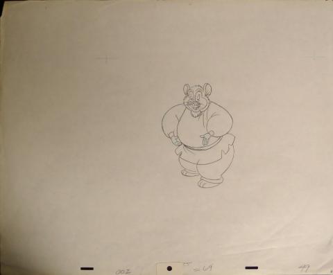 An American Tail Production Drawing - ID: augmisc012 Don Bluth