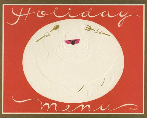 T. Hee Designed Christmas Card - ID:decholidays6758 Walt Disney
