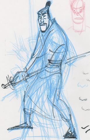 Mulan Rough Development Drawing - ID:decmulan6659 Walt Disney