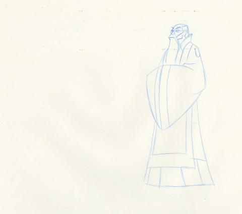Mulan Production Drawing - ID:decmulan6681 Walt Disney