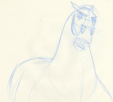 Mulan Rough Character Sketch - ID:decmulan6685 Walt Disney