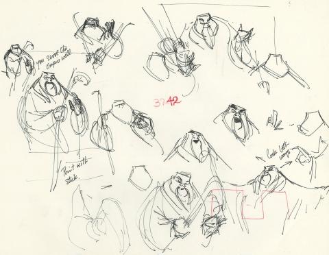 Mulan Model Drawings - ID:decmulan6705 Walt Disney