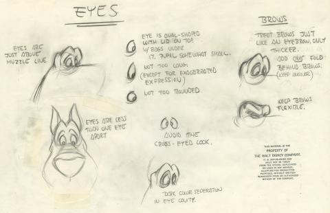 Oliver and Company Model Drawing - ID:decoliver6647 Walt Disney