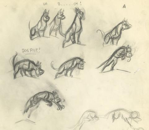 Oliver and Company Model Drawing - ID:decoliver6723 Walt Disney