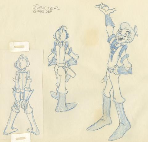 Space Ace Model Drawing - ID:decspaceace6881 Don Bluth