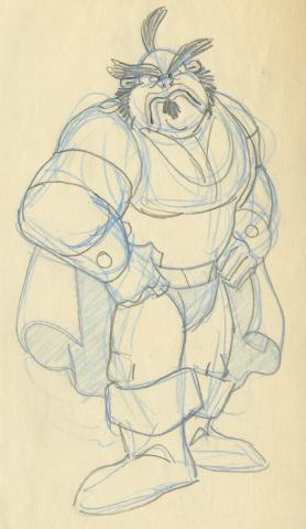 Space Ace Model Drawing - ID:decspaceace7863 Don Bluth