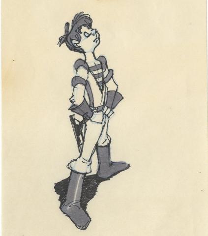 Space Ace Model Drawing - ID:decspaceace7864 Don Bluth