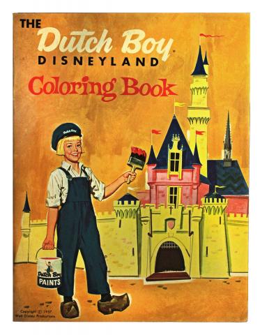 Disneyland Dutch Boy Coloring Book 1957 - ID: jandisneylandSUU019a Disneyana