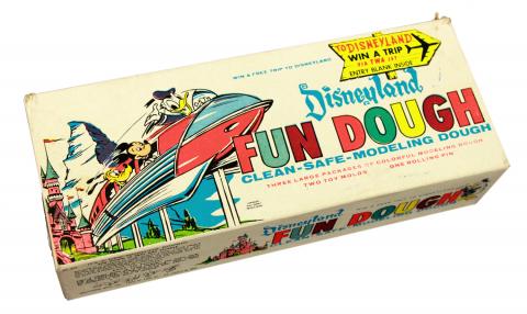 1960 Disneyland Fun Dough Box Only - ID: jandisneylandSUU087x Disneyana