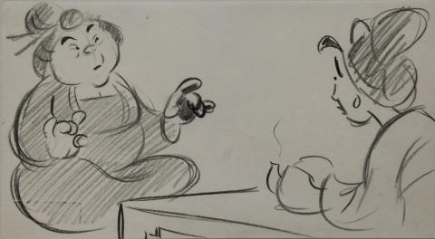 Mulan Storyboard Drawing - ID: janmulan2451 Walt Disney