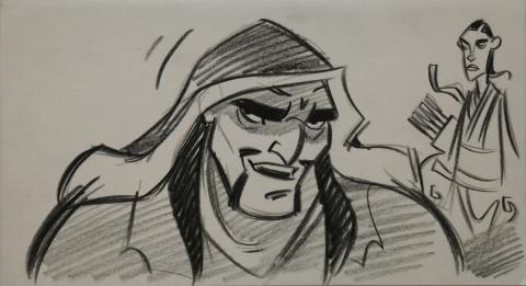 Mulan Storyboard Drawing - ID: janmulan2459 Walt Disney