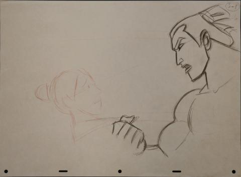 Mulan Production Drawing - ID: janmulan2491 Walt Disney