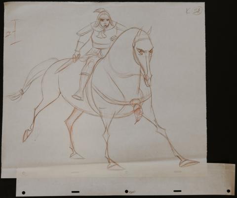 Mulan Production Drawing - ID: janmulan2501 Walt Disney