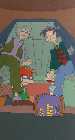 Rugrats Production Cel & Background - ID: janrugrats3151 Nickelodeon