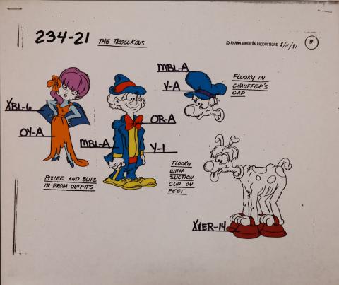 Trollkins Model Cel - ID: jantrollkins2577 Hanna Barbera