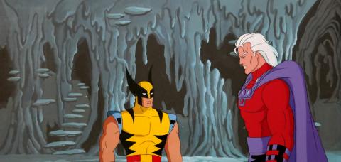 X-Men Production Cel & Background - ID: janxmen2852 Marvel