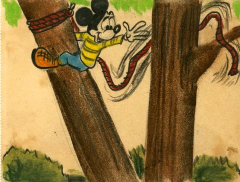 Original Mickey Mouse Book Pastel Panel - ID:julymickeybook7116 Walt Disney