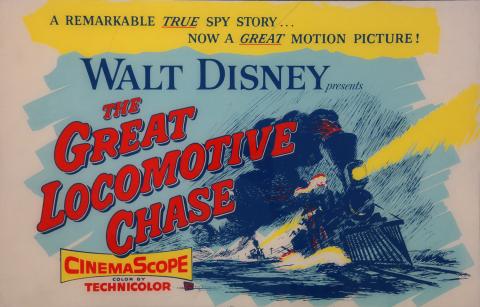 The Great Locomotive Chase Plexi Display Sign - ID: jundisneyana8737 Walt Disney