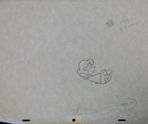 Peanuts Production Drawing - ID: junpeanuts9165 Bill Melendez