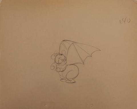 The Flying Mouse Production Drawing - ID:mardisney6253 Walt Disney