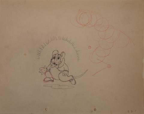 The Flying Mouse Production Drawing - ID:mardisney6315 Walt Disney