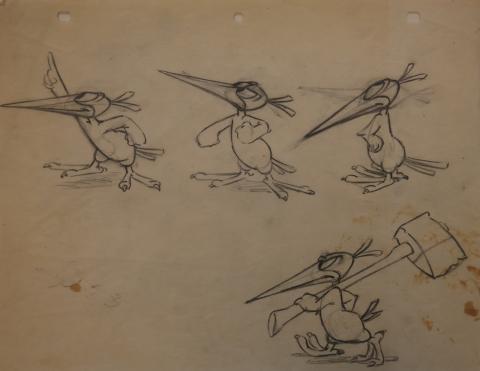 Wood-Peckin' Production Drawing - ID:marfleischer5903 Famous