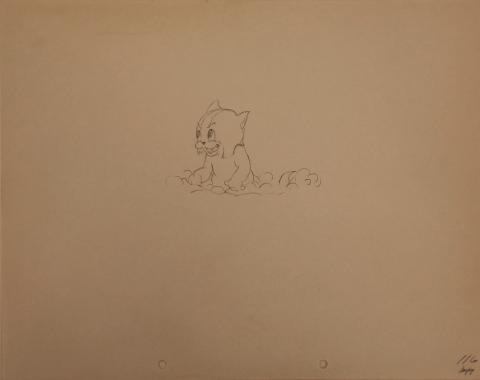 The Robber Kitten Production Drawing - ID:markittens6256 Walt Disney