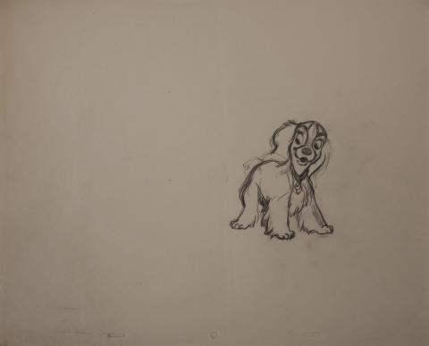 Lady and the Tramp Production Drawing - ID:marladytramp6417 Walt Disney