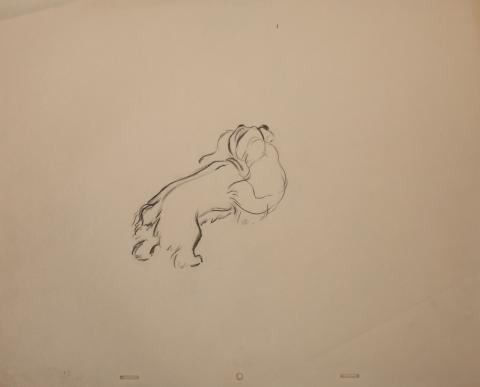Lady and the Tramp Production Drawing - ID:marladytramp6439 Walt Disney