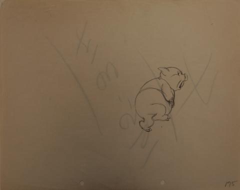 The Three Little Pigs Production Drawing - ID:marlittlepigs6080 Walt Disney