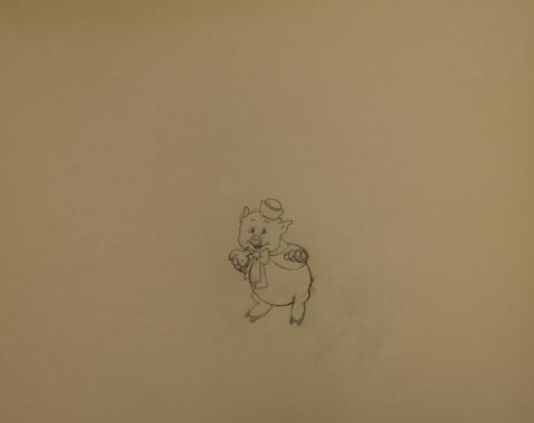 The Three Little Pigs Production Drawing - ID:marlittlepigs6135 Walt Disney