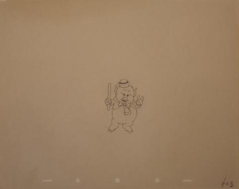 The Three Little Pigs Production Drawing - ID:marlittlepigs6339 Walt Disney