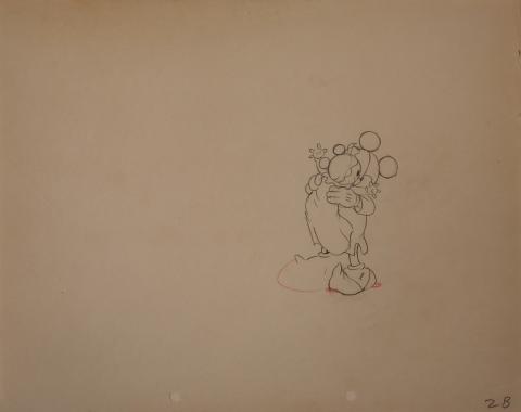 Mickey Plays Papa Production Drawing - ID:marmickey6285 Walt Disney