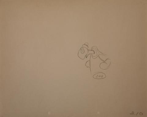 The Tortoise and the Hare Production Drawing - ID:martortoise6297 Walt Disney